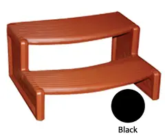 Confer Plastics Handi-Step Spa Steps, Black (HS2-BLK)
