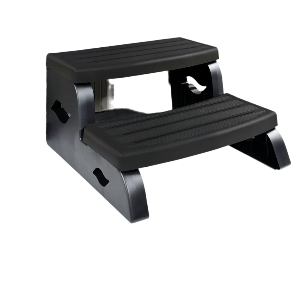 DuraStep II Spa Step – Black (15″ H × 27″ W × 26″ D) – part #DS II-BLK