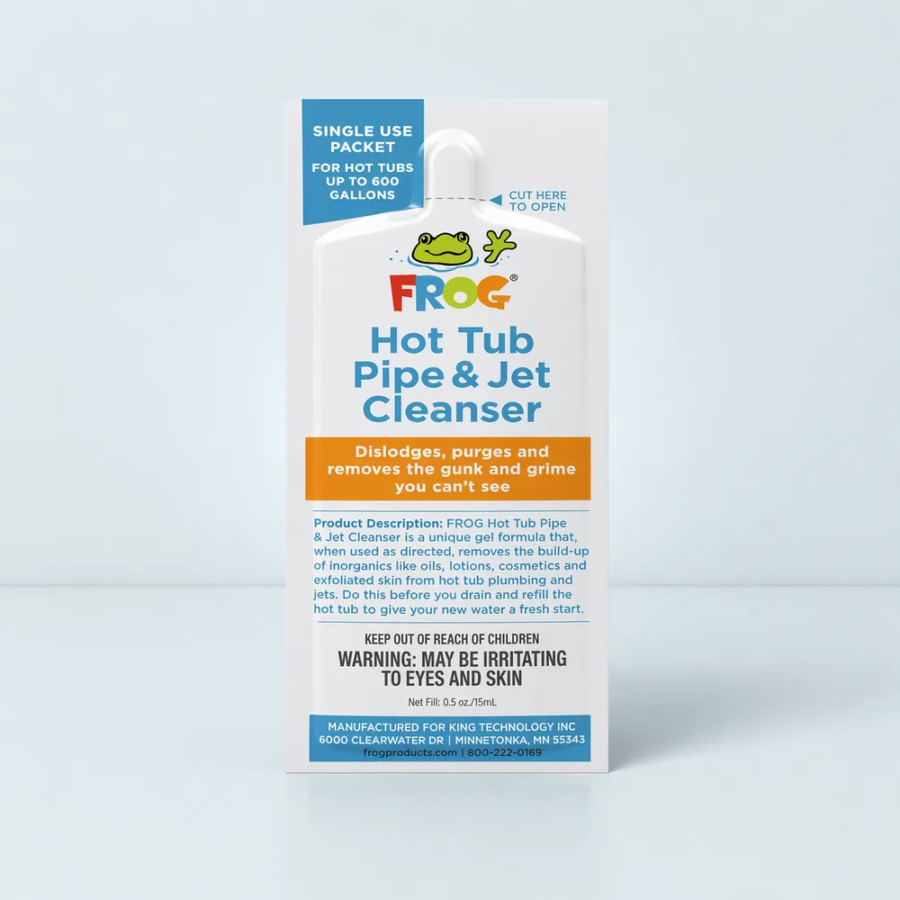 FROG Hot Tub Pipe & Jet Cleanser Single-Use Packet (FROG ES-2607-1)