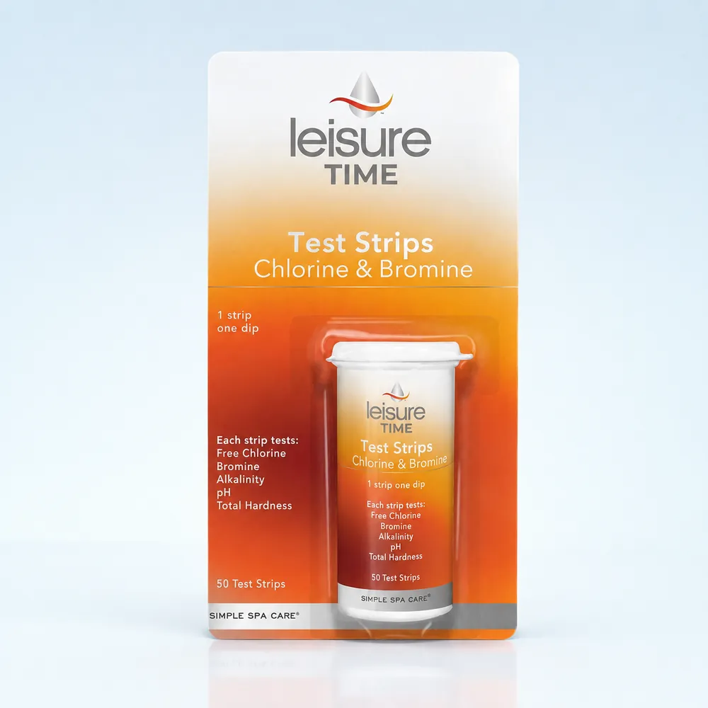 Leisure Time Chlorine & Bromine Test Strips - 50 Count