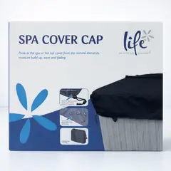 Life Essentials Spa Cover Cap, Gray - Large 96" x 96" x 12"