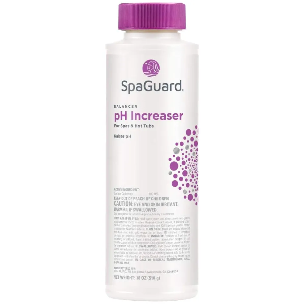 SpaGuard pH Increaser – 18 oz Granular Spa Water Balancer (SpaGuard 42632BIO)