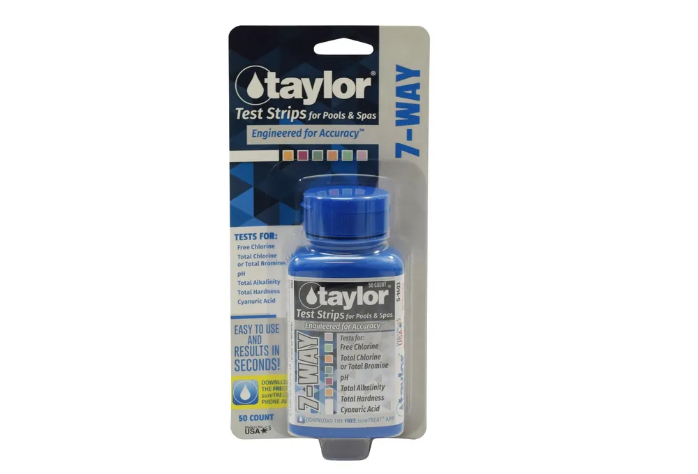 Taylor Pool and Spa Test Strips (Taylor S-1403)