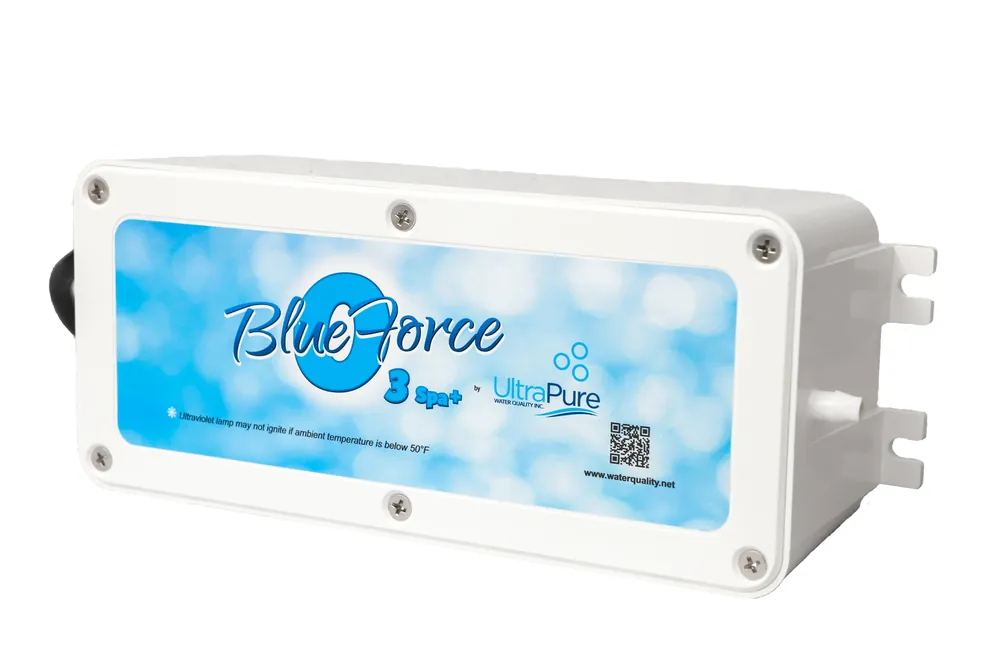 UltraPure Blue Force O3 Spa Ozonator - 120 Volt / Amp Plug (UltraPure 1006320)