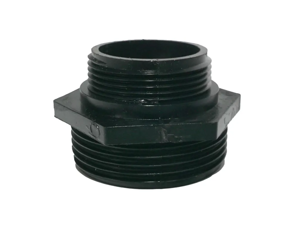 Waterway Black Union Tailpiece 1.5"MBTx1.5"MPT (417-4161)